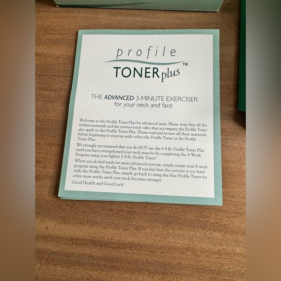 As Seen On TV Profile Toner Plus Neck Face 3 Minute Muscle Exerciser Double Chin - Picture 3 of 4